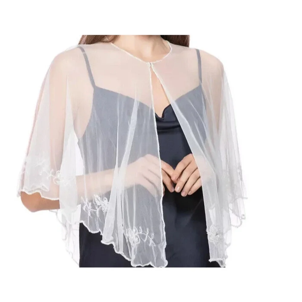 Inc International Concepts Floral Embellished Evening Shrug